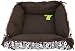 Hundebett Katzenbett Hundekissen Hundesofa Braun 50x48x15 cm Katzenhaus Hundehaus HH57