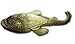 Aphrodite(アフロディーテ) ネクタイピン 魚 アンコウ 鮟鱇 金色 日本製