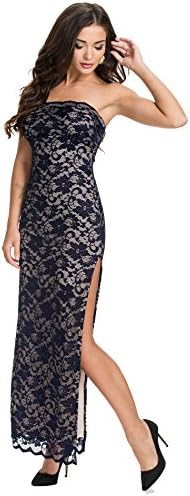 Sexydress Womens dresses juniors bandeau backless cocktail Club Split Dress