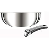 Tefal - Ingenio 4 - L9337702 - Gourmet - Wok + 1 Poignée - Inox AA - 26 cm