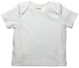 Funkoos White Short Sleeve Organic T-Shirt, Infant/Newborn/Baby