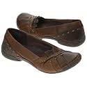 Clarks Women's Funky Star Flat,Dark Brown,8.5 M
