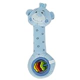 赤ちゃん 玩具 にぎにぎ ぬいぐるみ 音 出産祝い 贈り物 くまちゃん ブルー