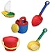 Sand & Water Toys: Beach or Sandbox Play Set Including Boat, Shovel-Sieve, Watering Can, Spade and Bucket.