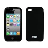 Apple iPhone 4 / iPhone 4G Empire Silicone Case Cover Protector, Black