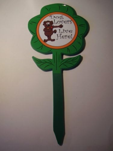 Triluca Dog Lovers Garden Yard Sign-by Duke Za Daisy