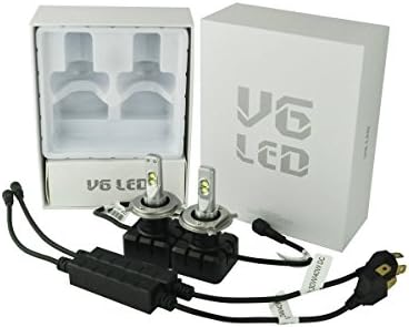 Super Brightness CREE Led Headlight Bulb Kit Hi/Lo H4 HB2 9003 6000K 80W 9600LM Whilte Bulbs One Pair (H4 6000K white)