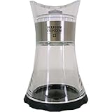 Kuhn Rikon Vase Spice Grinder with Ceramic Mechanism, 25 Year Warranty, Clear