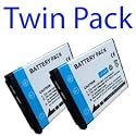 Premium Range -Twin Pack- 2x Replacement Rechargeable Digital Camera Battery for Nikon EN-EL10 ENEL10 Coolpix S60, S200, S210, S220, S230, S500, S510, S520, S600, S700 - Star-E-Shop