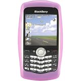 Rubber Skin Case For Blackberry 8120 - Pink