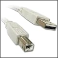 USB 2.0 Kabel USB Anschlusskabel A-Stecker auf B-Stecker 1,5m grau