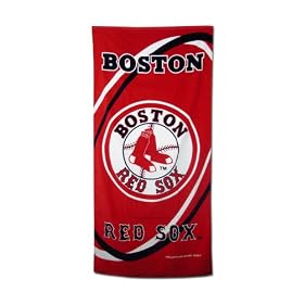 Boston Red Sox Fiber Reactive Pool/Beach/Bath Towel (Team Color)