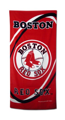 Boston Red Sox Fiber Reactive Pool/Beach/Bath Towel (Team Color)