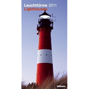 2011 Lighthouses Slim Poster Calendar by teNeues