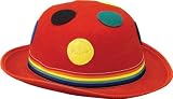 Red Derby Clown Hat - Adult Std.