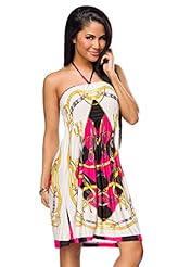 Bandeau Neck Polyester Halter Summer  Dress