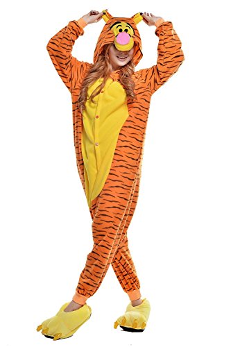 Superlieu UNISEX Tigger Kigurumi Pajamas Anime Costume