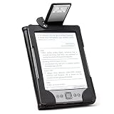 Amazon Kindle 4 4th GenGeneration E-Reader Leather Folio Case Cover with LED Reading Book Light Black Discount