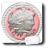 Edmond Hogge Jr Prints n Patterns - Antique Silver Cameo - Mouse Pads