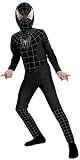  : Black Spiderman Child Costume with Hood