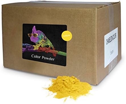 Holi Color Powder Yellow 25lb Box