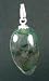 Healing Moss Agate Drop Pendant