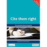 Cite them right: the essential referencing guideby Richard Pears