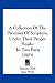 Books : A Collection Of The Promises Of Scripture, Under Their Proper Heads: In Two Parts (1803)