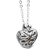 Loving Family� Large Sterling Silver Mother's Heart Birthstone Gift Locket with Set of 12 Birthstones