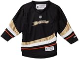 NHL Toddler Anaheim Ducks Team Color Replica Jersey - R54Hwbyy (Black, 2-4T)