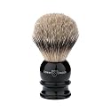 Edwin Jagger - Silver Tip Badger Brush - Medium (Immitation Ivory)
