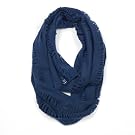 Wool Loop Scarf - Teal||RF10F
