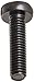 Small Parts M412D7985AB Steel Pan Head Machine Screw, Black Oxide Finish, Meets DIN 7985, #2 Phillips Drive, M4-0.7 Thread Size, 12 mm Length, Fully Threaded, Import (Pack of 100)