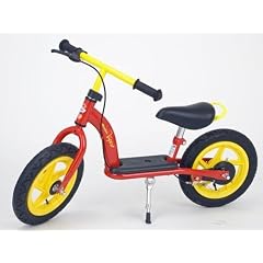 MINI VIPER Lauflernrad Laufrad Kinderlaufrad aus Stahl mit Bremse rot