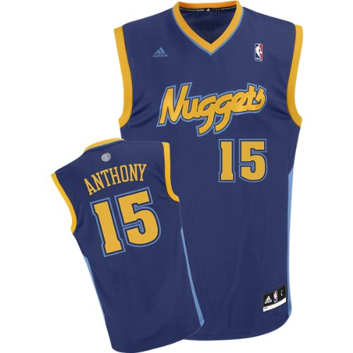 Adidas Denver Nuggets Carmelo Anthony Youth (Sizes 8-20) Revolution 30 Replica Alternate Jersey Small