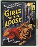 Vintage 50's Style "Girls on the Loose" Retro Cigarette/Business Card Holder