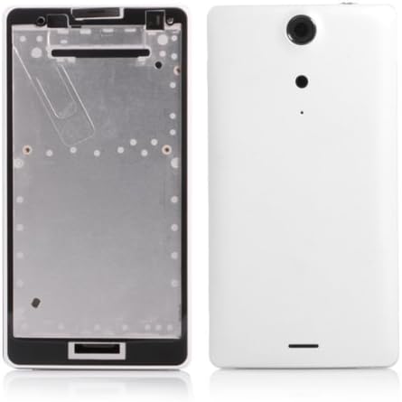 Genuine New Back Door Battery Cover with Middle Bezel Frame Full Housing Body for Sony Xperia TX LT29i LT29 (White)