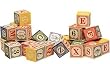 Classic Embossed Alphabet Blocks ABC