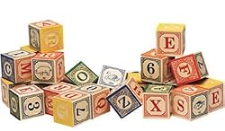 Classic Embossed Alphabet Blocks ABC