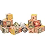 Uncle Goose Classic Embossed Alphabet Blocks ABC ~ Uncle Goose