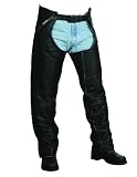 Milwaukee Motorcycle Clothing Company The Cruiser Size XX-Large Black Leather Unisex Chaps