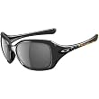 Oakley Taca Necessity Women's Special Editions Signature Series Designer Sunglasses w/ Free B&F Heart Sticker - Polished Black/Grey