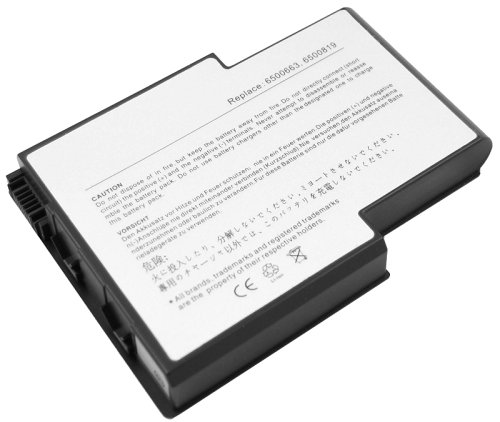 Hi-Capacity Li-ion Battery [4400MAH] For Gateway 450E 450L 450RGH 450ROG 450S 450SP 450SX4 450X 450XL Series fits 1527196 1528266 6500663 6500671 6500710 6500711 6500716 6500819 SQU-203 Laptop Main battery