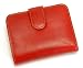 Tony Perotti Prima Piccolo Wallet w/ID and Coin Pocket (Red)