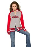 Houston Rockets Women's Varsity Full Zip Raglan Jacket - by Alyssa Milano