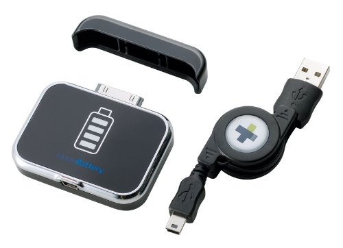 Simplism iPod iPhone用モバイルバッテリーブラック MobileBattery for iPod iPhone Black ポータブル充電器 TR-MBI-BK