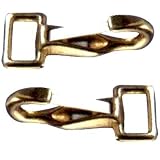 Solid Brass Breastplate 1/2 inch Snap