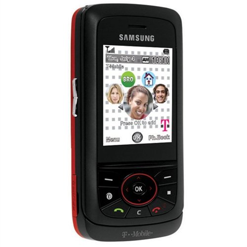 Samsung Blast T729 Unlocked Phone with QWERTY Keypad, 1.3 MP Camera, Bluetooth and MP3 Player - US Warranty - Crimson Red
