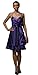 Cocktailkleid mit Schleife, Blau