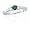 10k White Gold Blue and White Diamond 3-Stone Ring (1/4 ct center, 1/2 cttw), Size 6